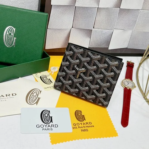 Goyard Original Wallet Authentic Coated Canvas Luxury