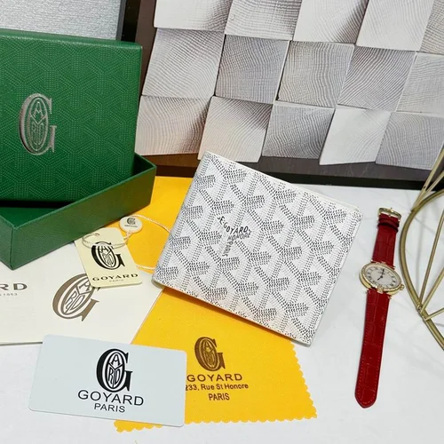 Goyard Original Wallet Authentic Coated Canvas Luxury