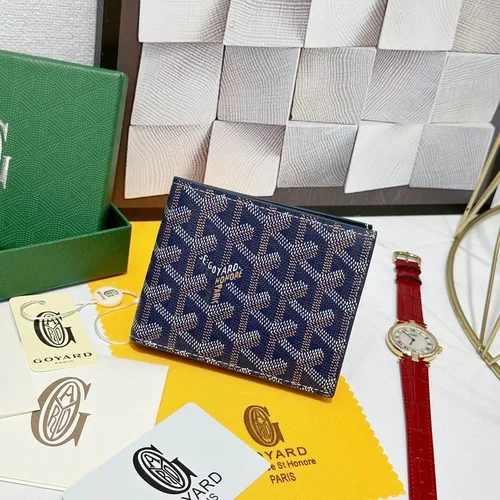 Goyard Original Wallet Authentic Coated Canvas Luxury