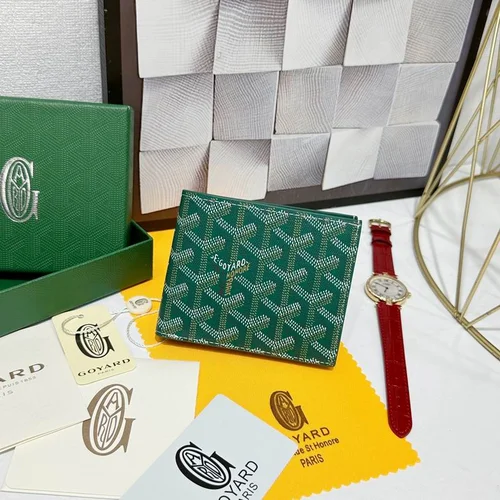Goyard Original Wallet Authentic Coated Canvas Luxury