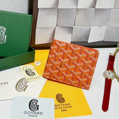 Goyard Original Wallet Authentic Coated Canvas Luxury