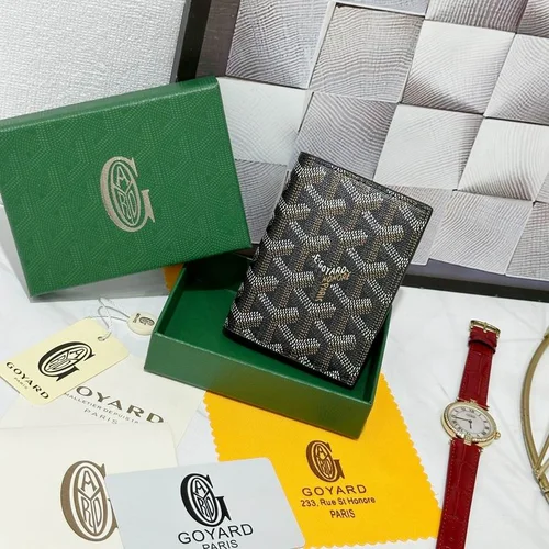 Goyard Original Wallet Authentic Coated Canvas Luxury