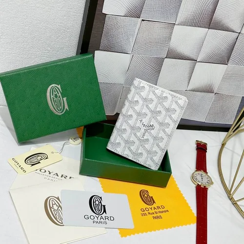 Goyard Original Wallet Authentic Coated Canvas Luxury