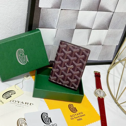Goyard Original Wallet Authentic Coated Canvas Luxury