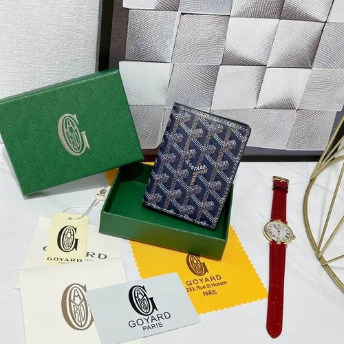 Goyard Original Wallet Authentic Coated Canvas Luxury