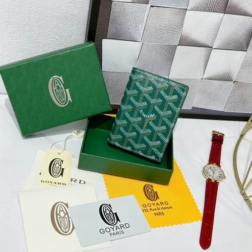 Goyard Original Wallet Authentic Coated Canvas Luxury