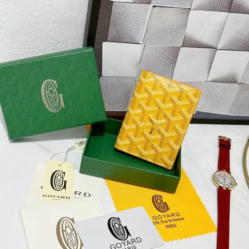 Goyard Original Wallet Authentic Coated Canvas Luxury