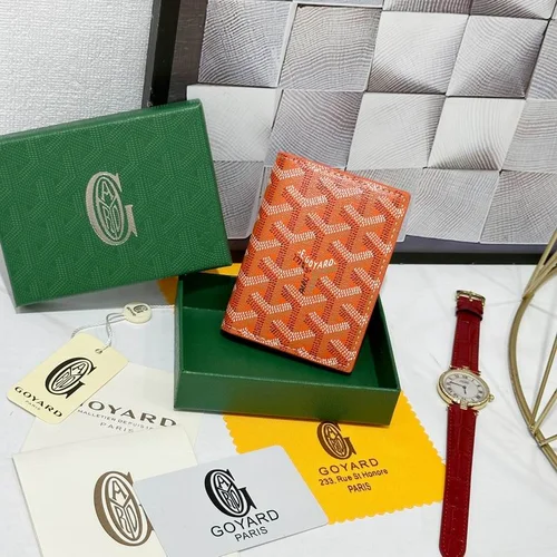 Goyard Original Wallet Authentic Coated Canvas Luxury