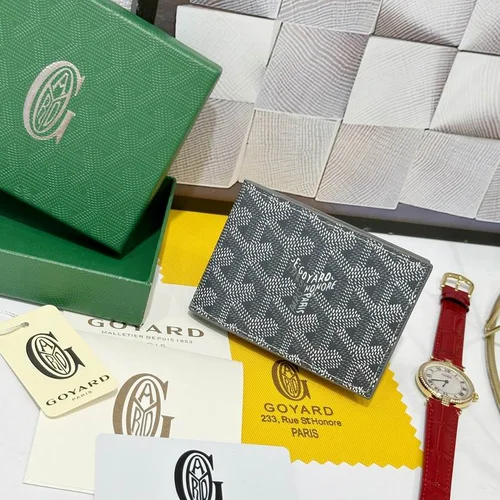 Goyard Original Wallet Authentic Coated Canvas Luxury