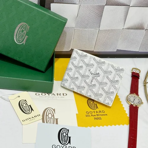 Goyard Original Wallet Authentic Coated Canvas Luxury