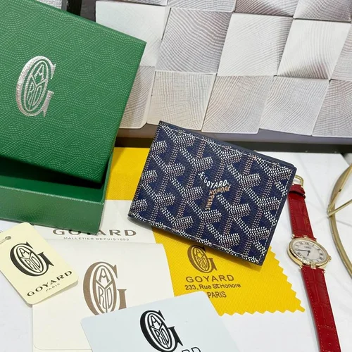 Goyard Original Wallet Authentic Coated Canvas Luxury