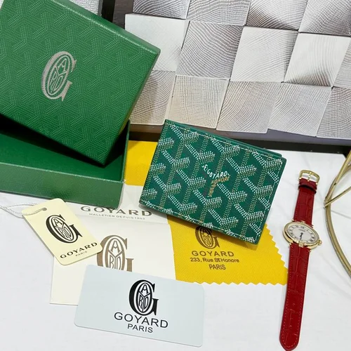 Goyard Original Wallet Authentic Coated Canvas Luxury