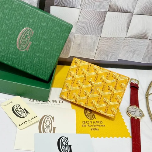 Goyard Original Wallet Authentic Coated Canvas Luxury