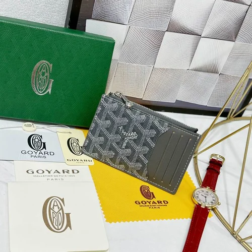 Goyard Original Wallet Authentic Coated Canvas Luxury