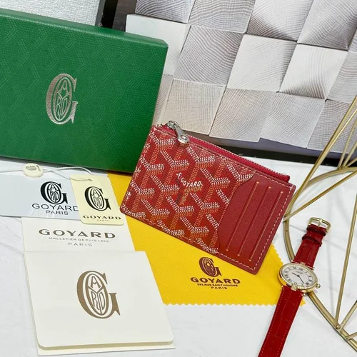 Goyard Original Wallet Authentic Coated Canvas Luxury