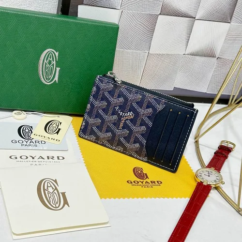 Goyard Original Wallet Authentic Coated Canvas Luxury