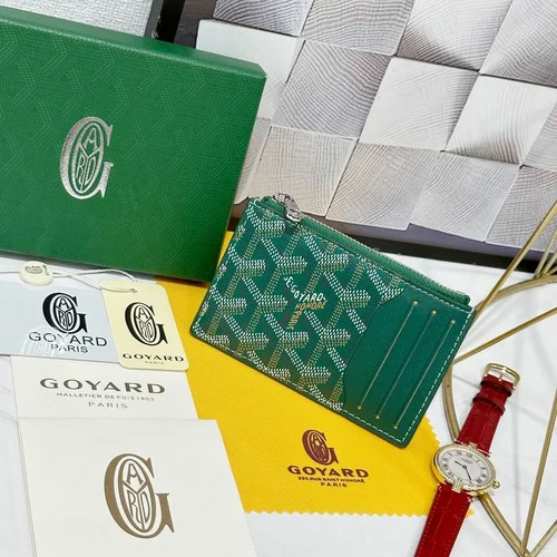 Goyard Original Wallet Authentic Coated Canvas Luxury