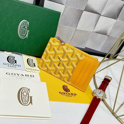 Goyard Original Wallet Authentic Coated Canvas Luxury