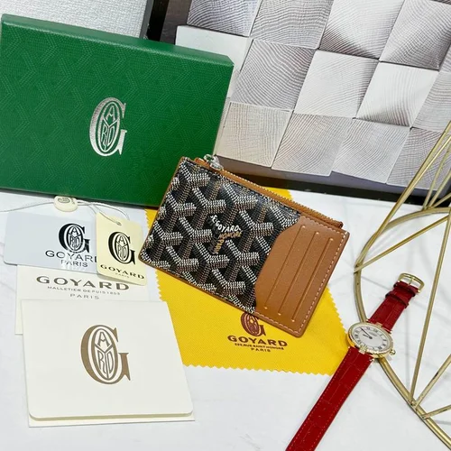 Goyard Original Wallet Authentic Coated Canvas Luxury