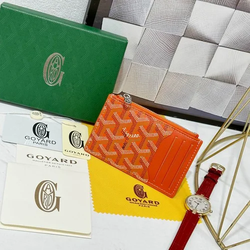 Goyard Original Wallet Authentic Coated Canvas Luxury