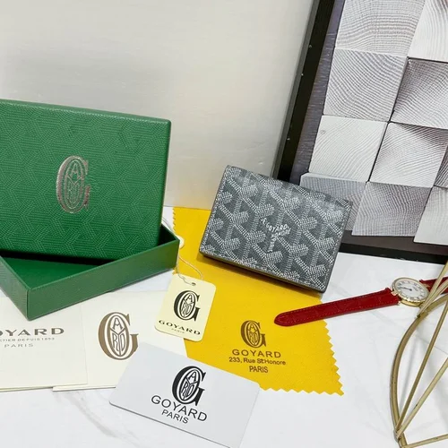 Goyard Original Wallet Authentic Coated Canvas Luxury