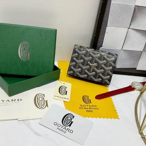 Goyard Original Wallet Authentic Coated Canvas Luxury