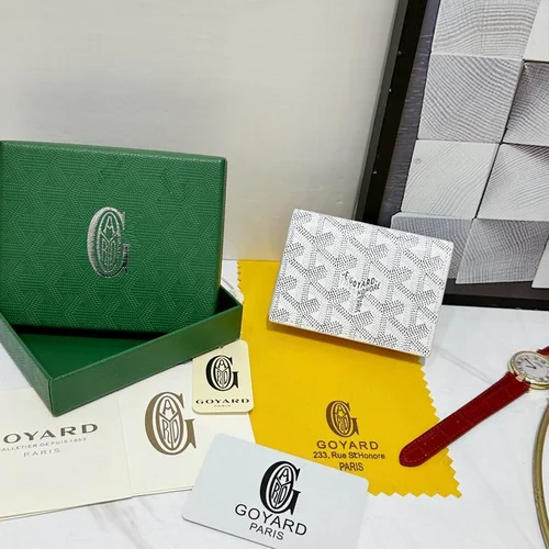 Goyard Original Wallet Authentic Coated Canvas Luxury