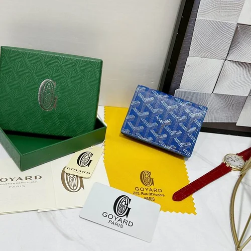 Goyard Original Wallet Authentic Coated Canvas Luxury