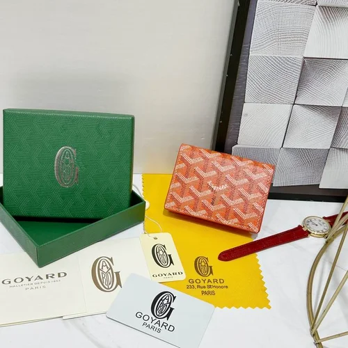 Goyard Original Wallet Authentic Coated Canvas Luxury