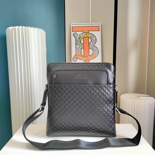 11 Gucci Original Men's Bag Authentic Leather Luxury