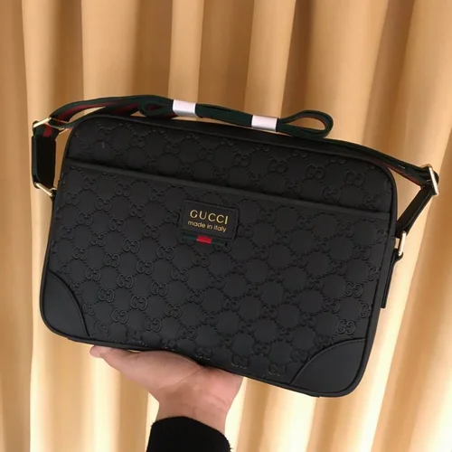11 Gucci Original Men's Bag Authentic Leather Luxury