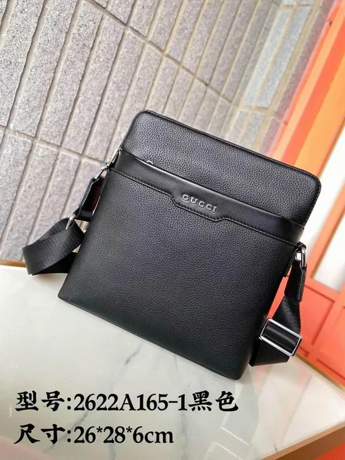 11 Gucci Original Men's Bag Authentic Leather Luxury