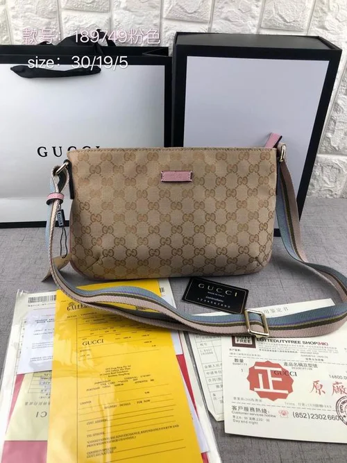 11 Gucci Original Single Shoulder Bag Authentic GG Canvas
