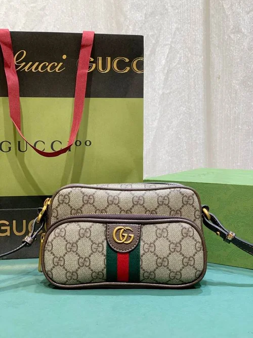 11 Gucci Original Single Shoulder Bag Authentic GG Canvas