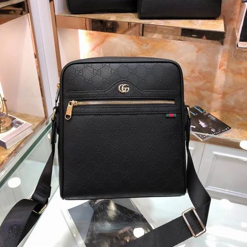 11 Gucci Original Men's Bag Authentic Leather Luxury