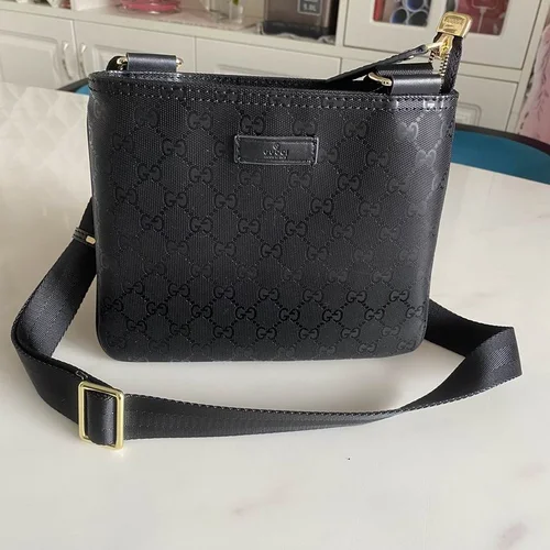 11 Gucci Original Men's Bag Authentic Leather Luxury