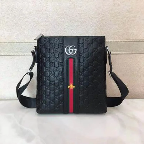 11 Gucci Original Men's Bag Authentic Leather Luxury