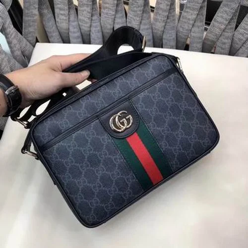 11 Gucci Original Men's Bag Authentic Leather Luxury