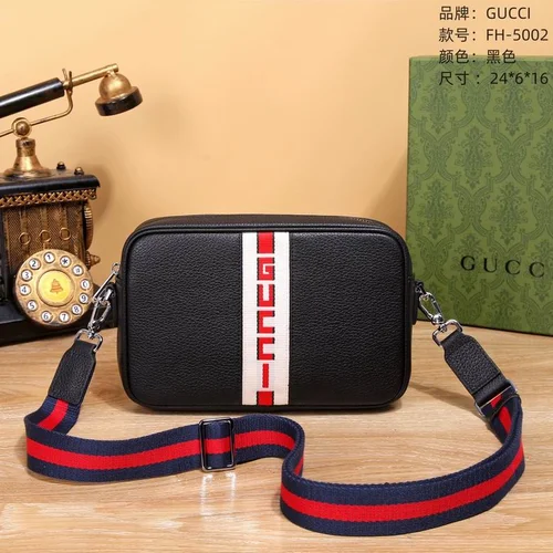 11 Gucci Original Men's Bag Authentic Leather Luxury