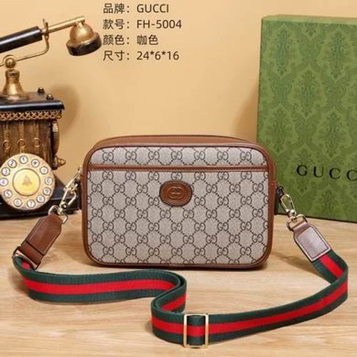 11 Gucci Original Men's Bag Authentic Leather Luxury