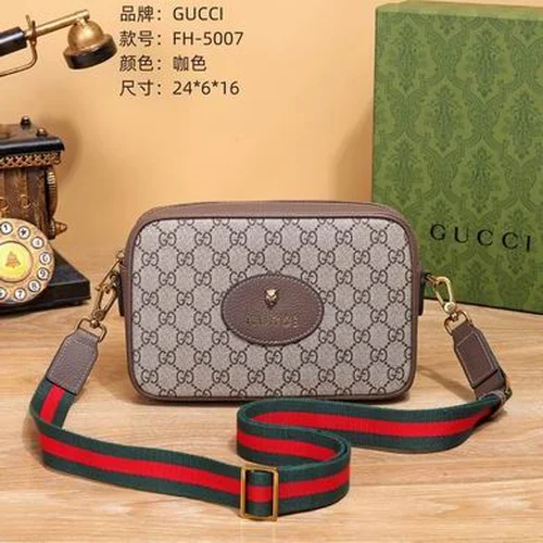 11 Gucci Original Men's Bag Authentic Leather Luxury