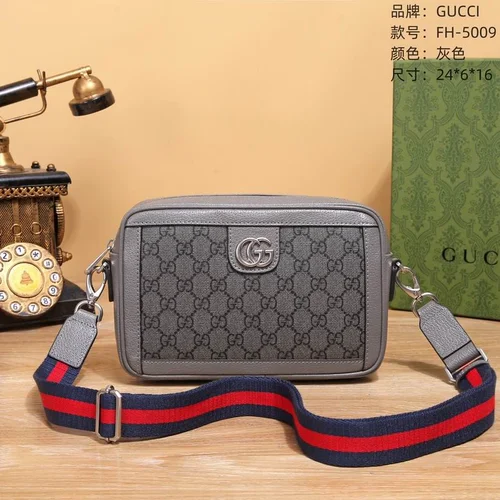 11 Gucci Original Men's Bag Authentic Leather Luxury