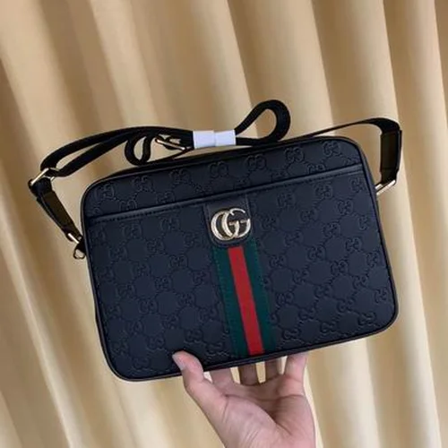11 Gucci Original Men's Bag Authentic Leather Luxury