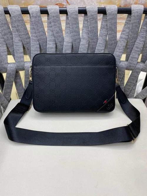 11 Gucci Original Men's Bag Authentic Leather Luxury