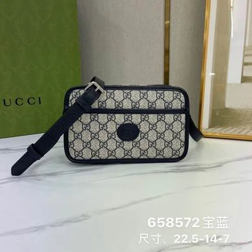 11 Gucci Original Men's Bag Authentic Leather Luxury