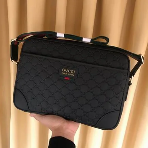 11 Gucci Original Men's Bag Authentic Leather Luxury