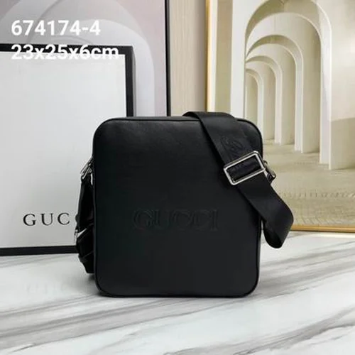 11 Gucci Original Men's Bag Authentic Leather Luxury