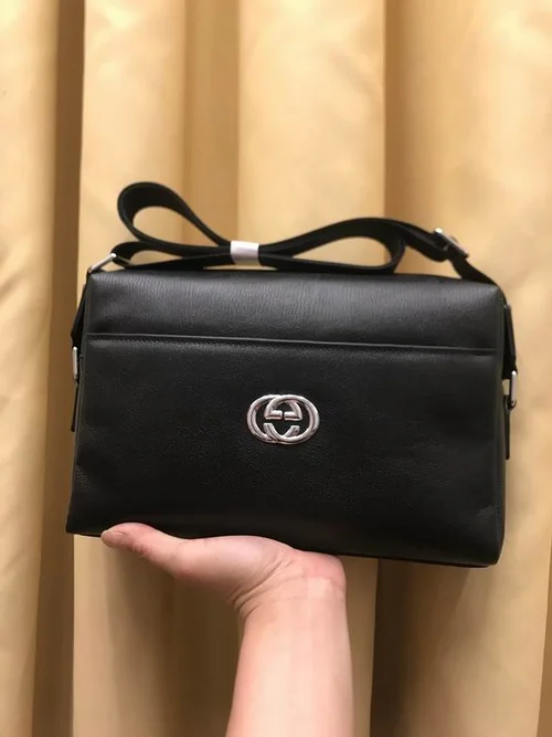11 Gucci Original Men's Bag Authentic Leather Luxury