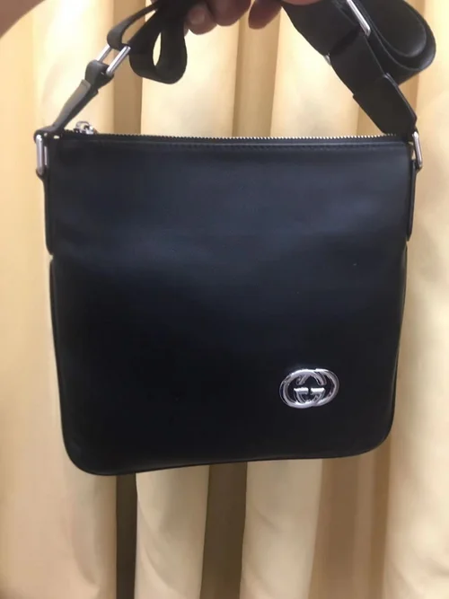 11 Gucci Original Men's Bag Authentic Leather Luxury