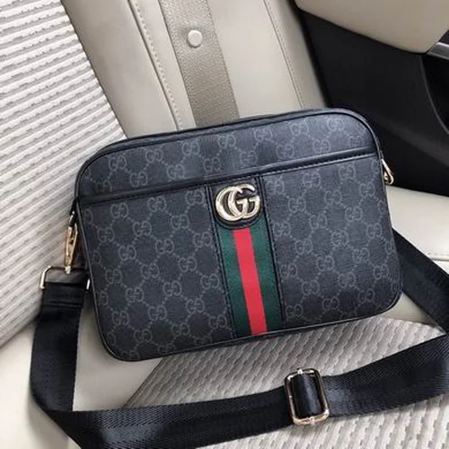 11 Gucci Original Men's Bag Authentic Leather Luxury